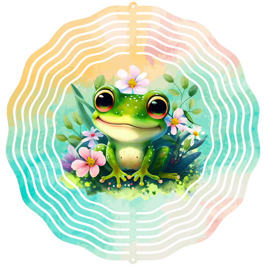 Frog Wind Spinner 3in