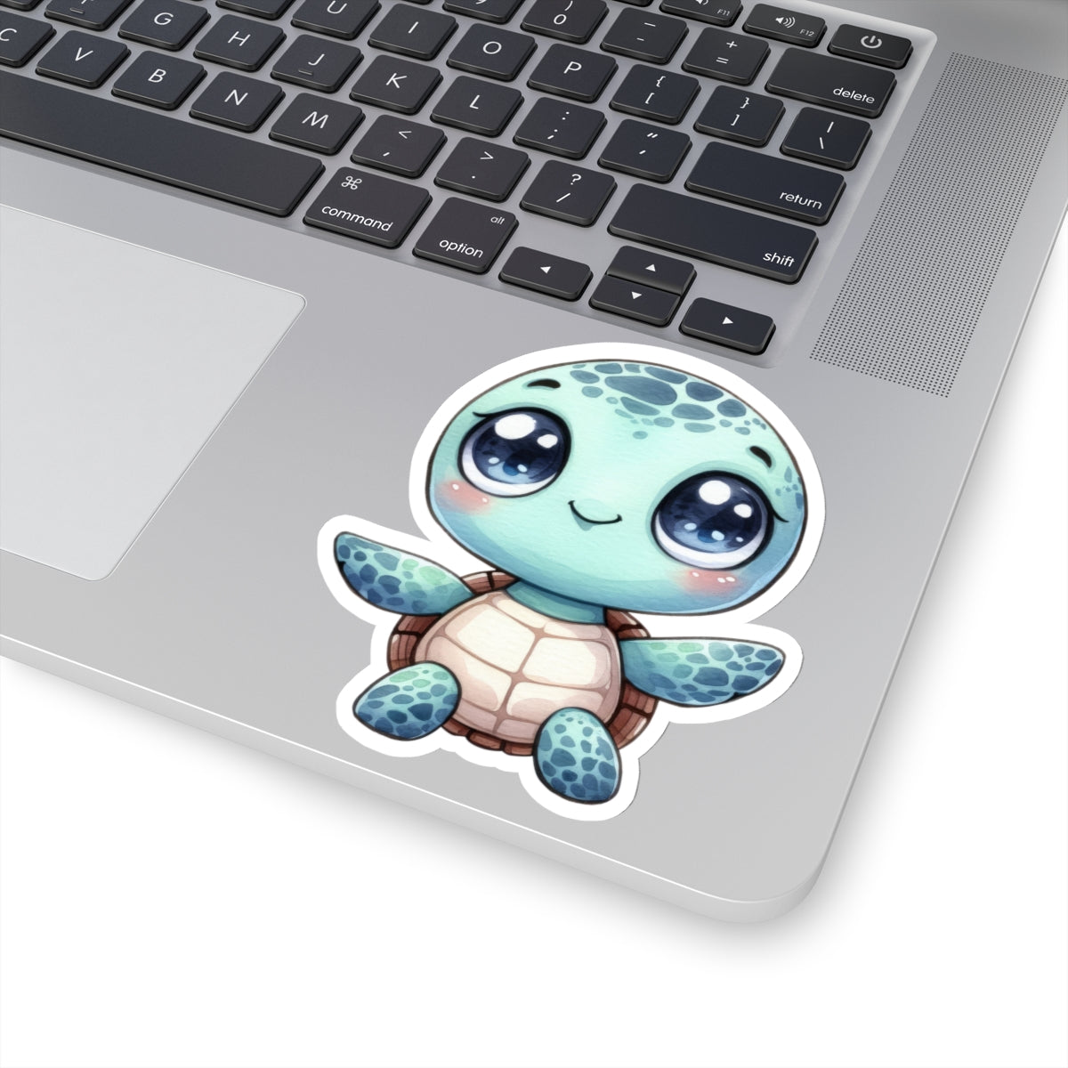 Cute Kawaii Turtle Kiss-Cut Stickers for Laptops, Scrapbooking & Gifts