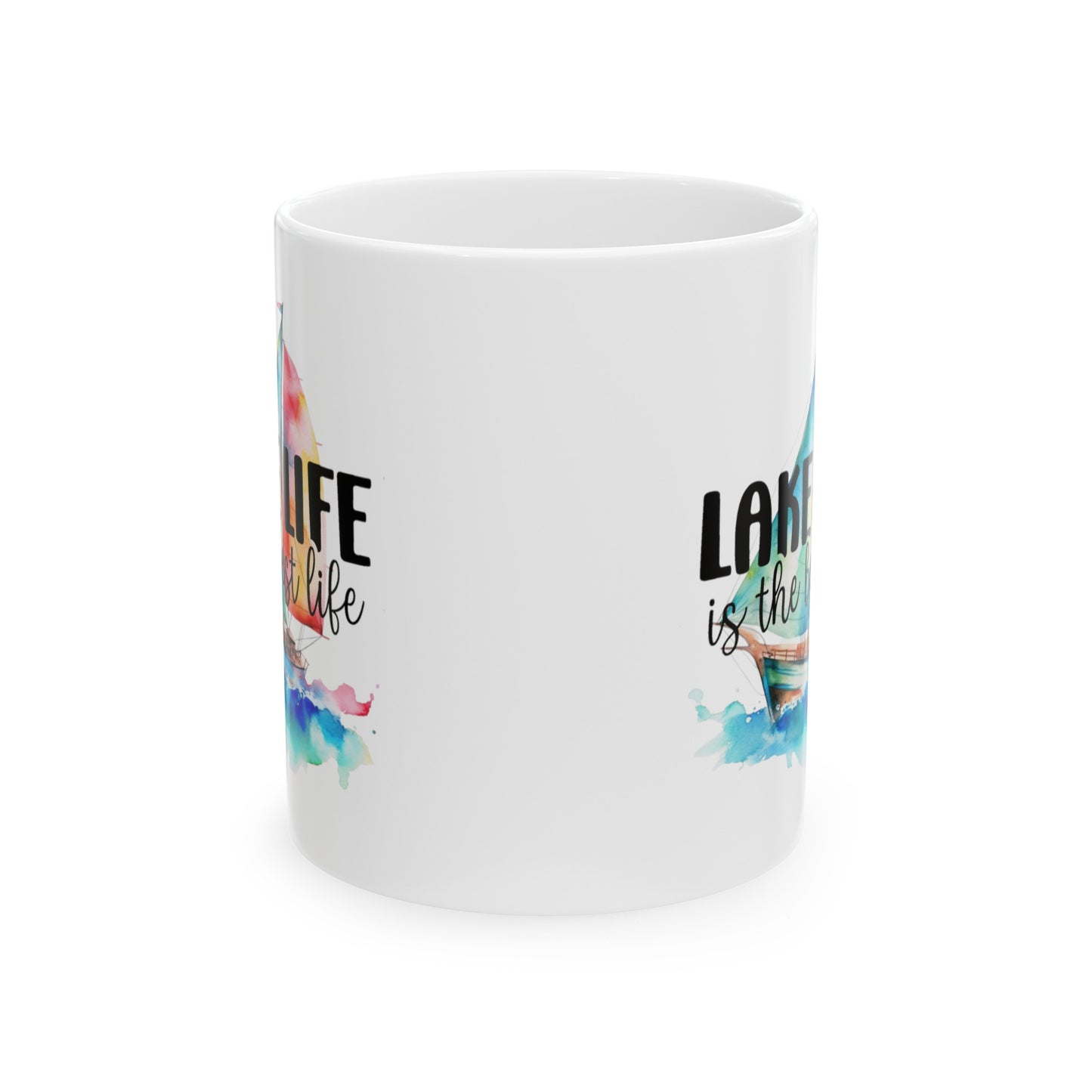 Lake Life Ceramic Mug, (11oz, 15oz)