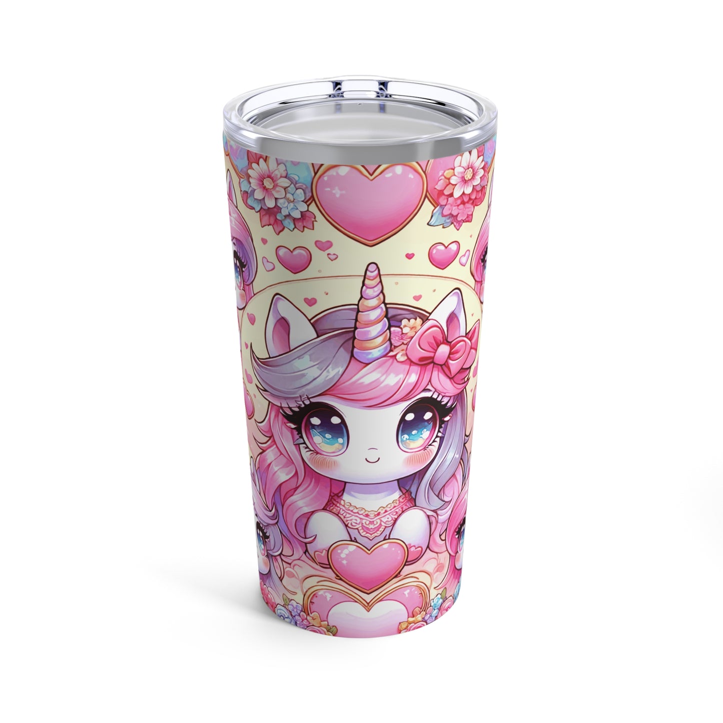 Pink Unicorn Tumbler 20oz