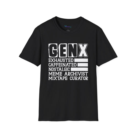 GEN X Exhausted Unisex Softstyle T-Shirt