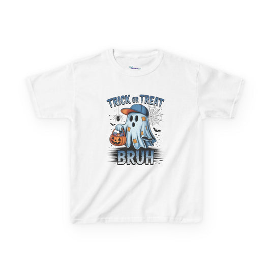 Kids Ghostly Humor Tee: Perfect for Halloween Fun, Trick or Treat, Spooky Celebrations, Halloween Costume, Kid's Outfit