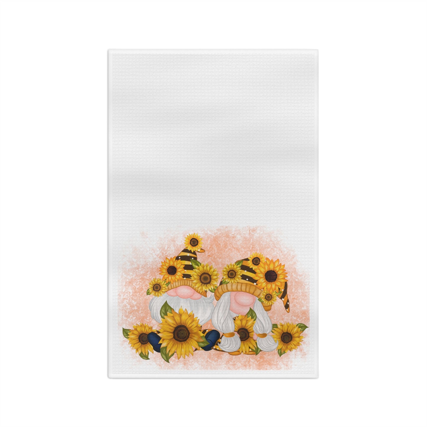 Sunflower Gnomes Soft Tea Towel