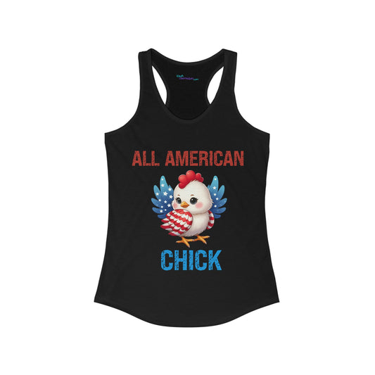 All American Chick Women's Ideal Racerback Tank