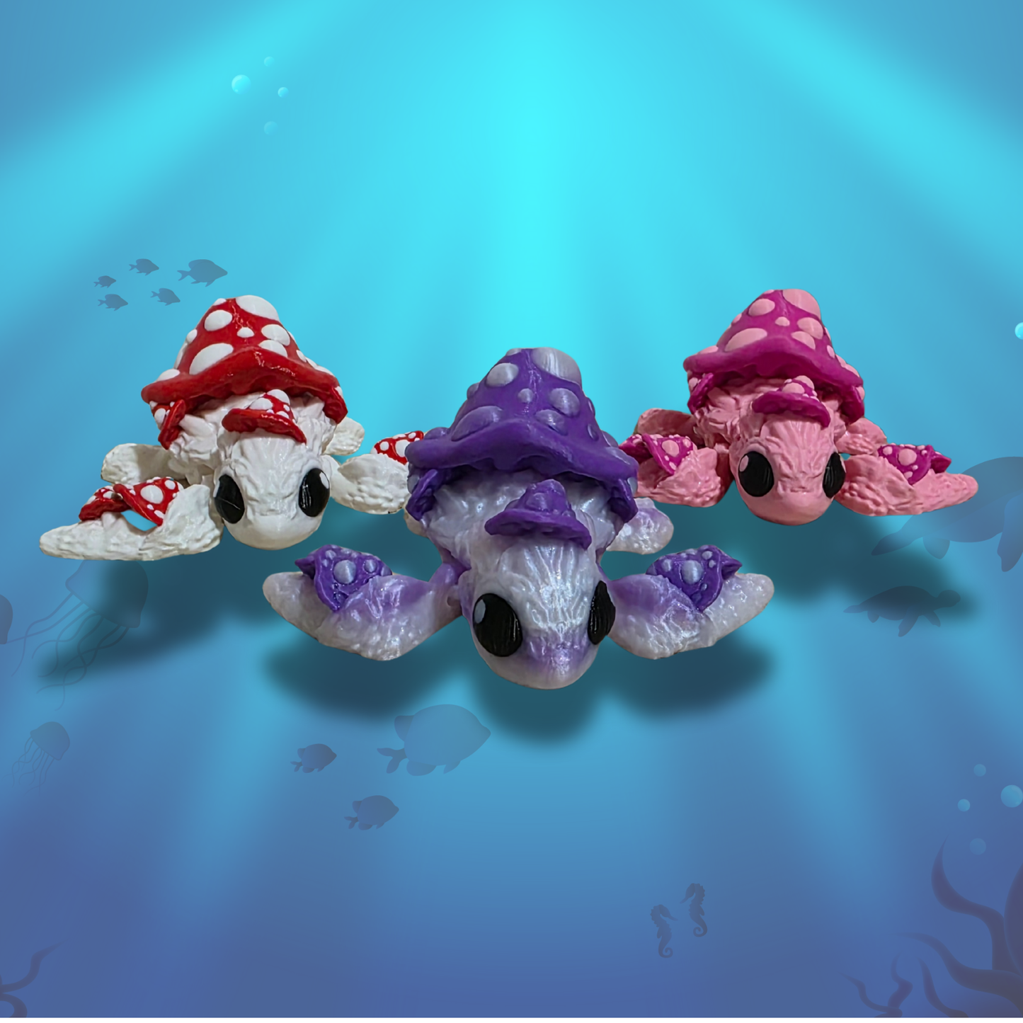 Mushroom Turtles Large