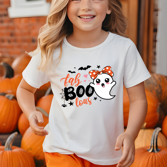 Toddler Ghost Themed Tee - Spooky Cute Halloween Shirt for Kids, Toddler Costume, Boo T-Shirt, Ghoul Shirt, Fun Fall Outfit
