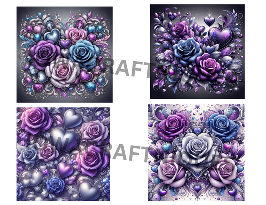 Purple/Blue Roses download