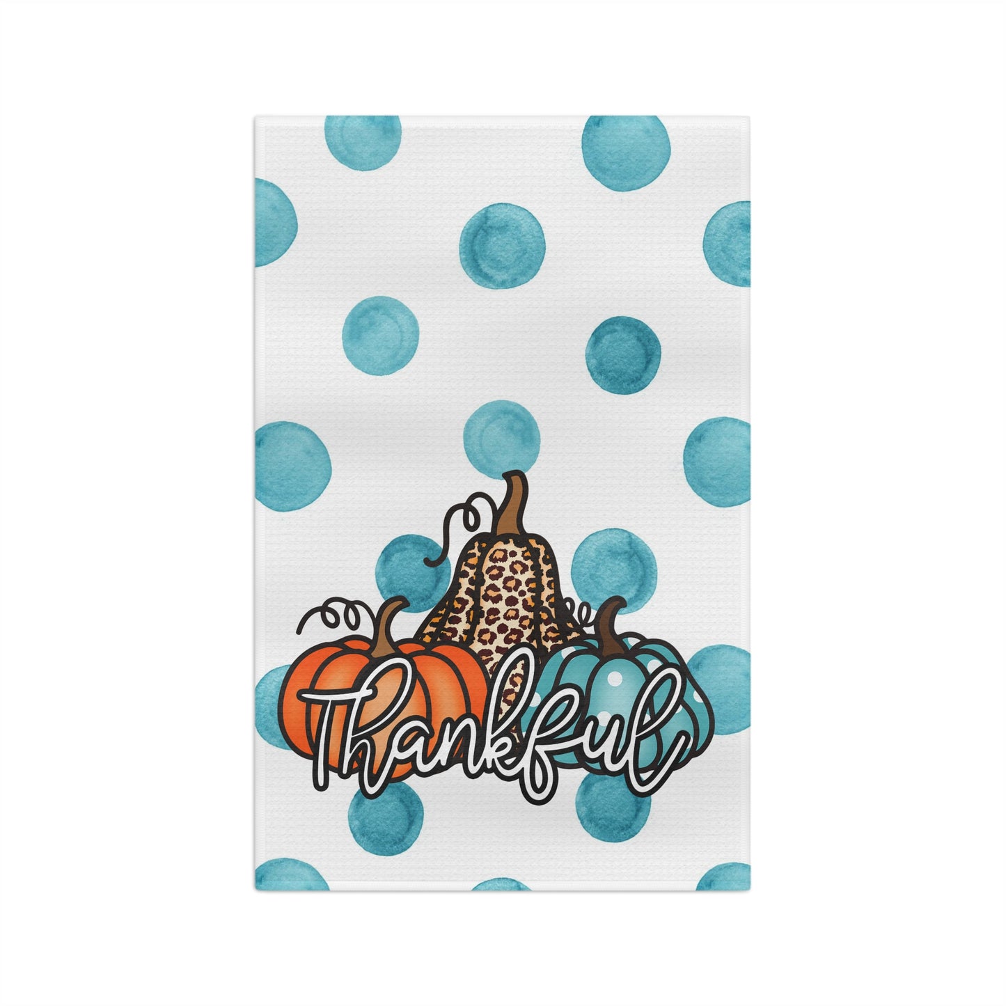 Thankful Pumpkins Soft Tea Towel