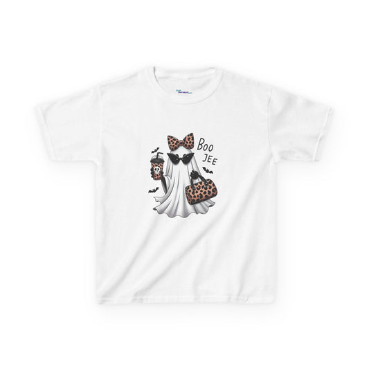 Kids Halloween Ghost Tee, Cute Kids T-Shirt, Boo JEE Halloween Shirt, Halloween Costume T-Shirt, Halloween Party Apparel