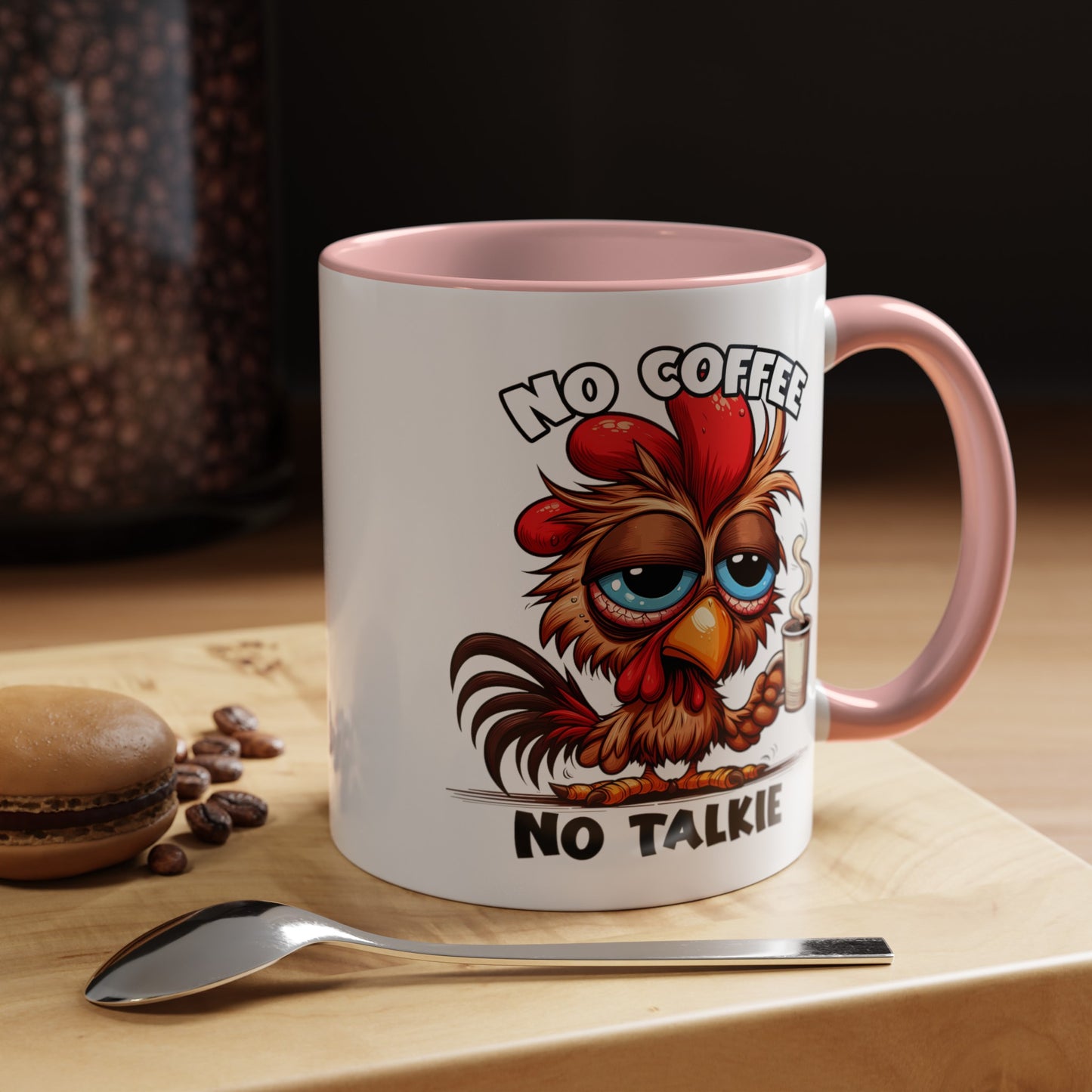 No Coffee No Talkie Accent Coffee Mug (11, 15oz)