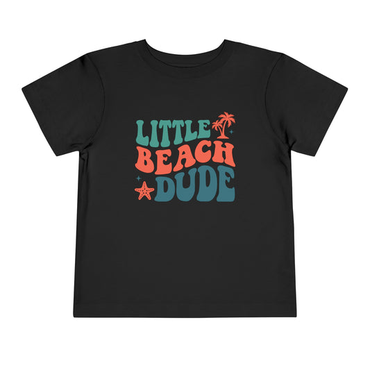 Little Beach Dude Toddler Short Sleeve Tee