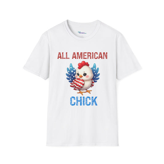 All American Chick Unisex Softstyle T -Shirt