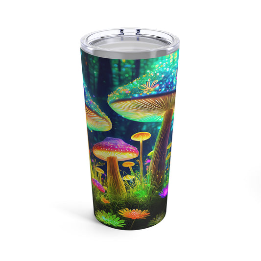 Glowing Mushrooms Tumbler 20oz