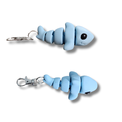 Tiny Shark figure and keychain