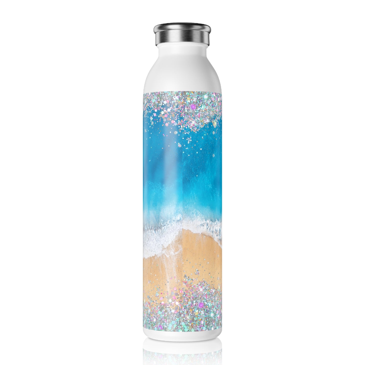 Beach is calling Slim Water Bottle