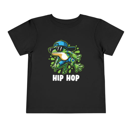 Hip Hop Frog Toddler Short Sleeve Tee