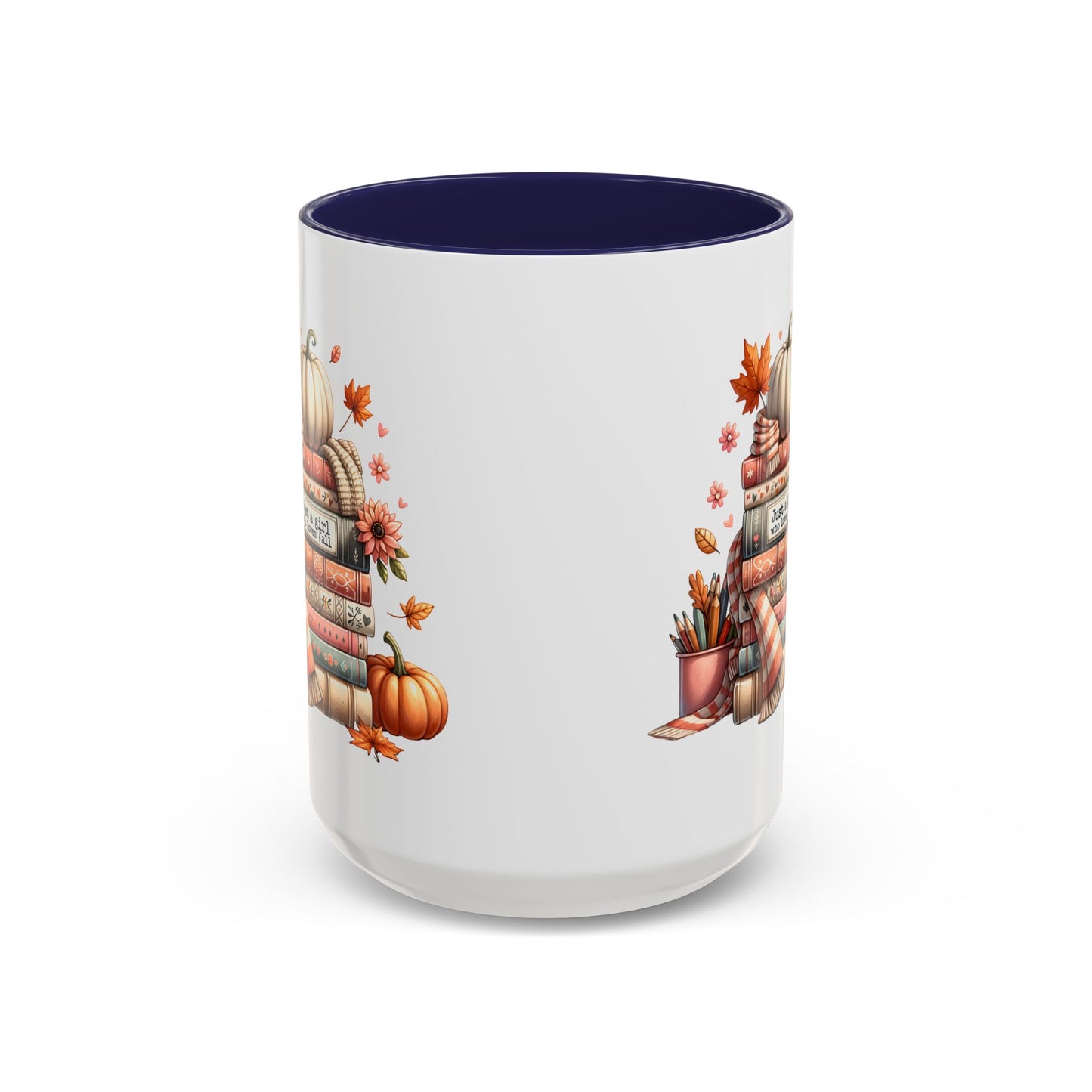 Just a Girl who Loves Fall Accent Coffee Mug (11, 15oz)