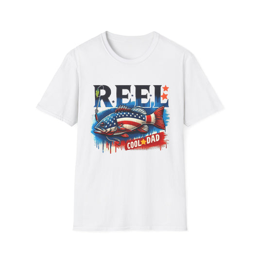 Reel Cool Dad Unisex Softstyle T -Shirt