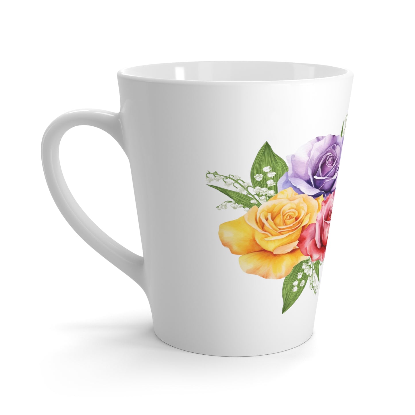 Rose Wife Boss Mom Latte Mug