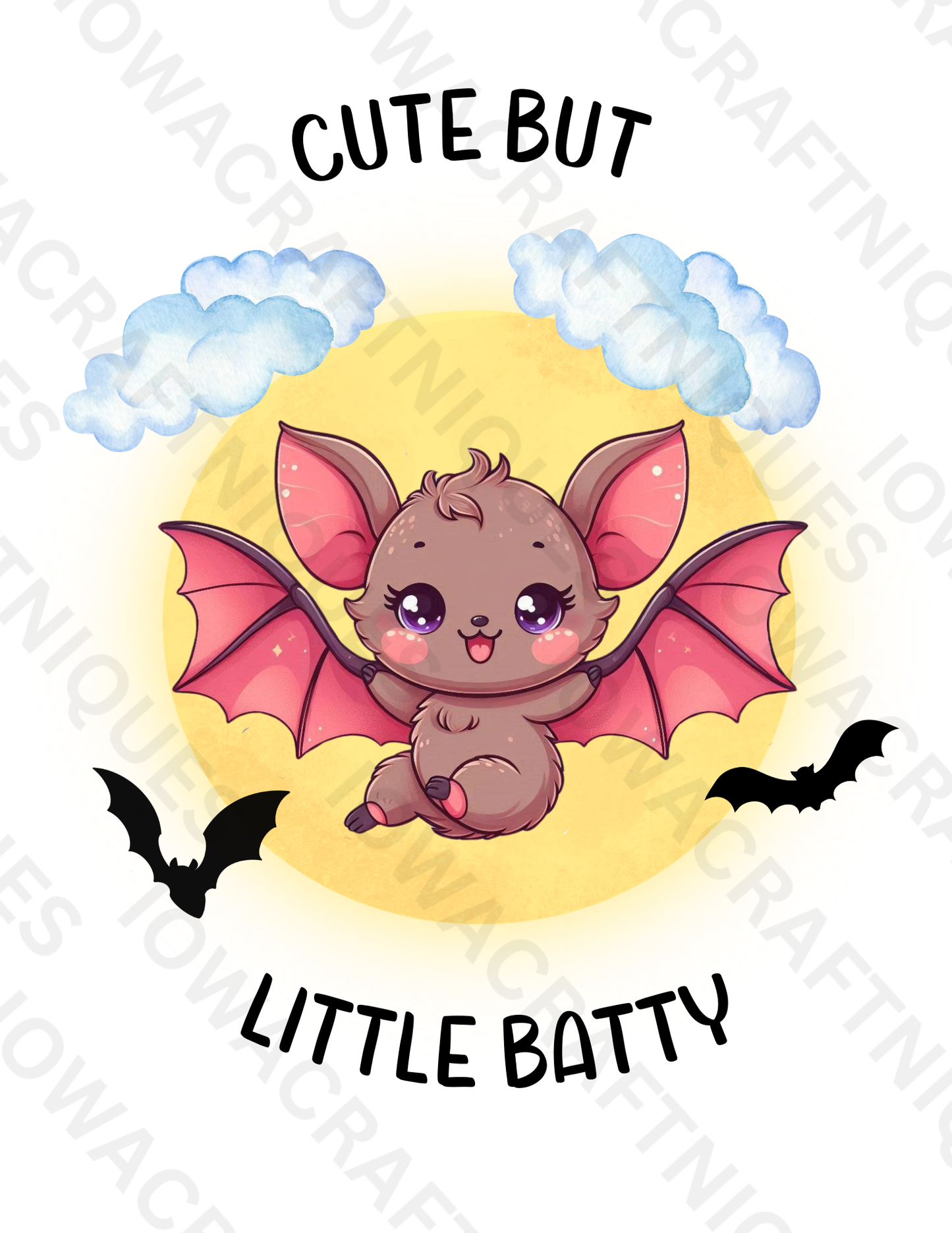 Cute but Little Batty PNG