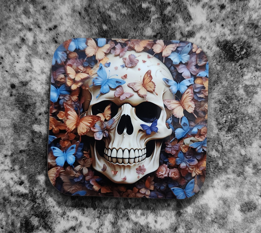 Skull Butterfly Magnets