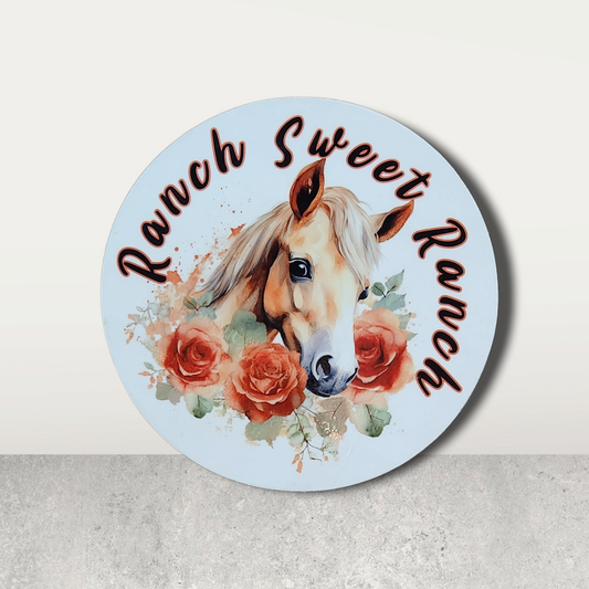 Ranch Sweet Ranch Circle sign