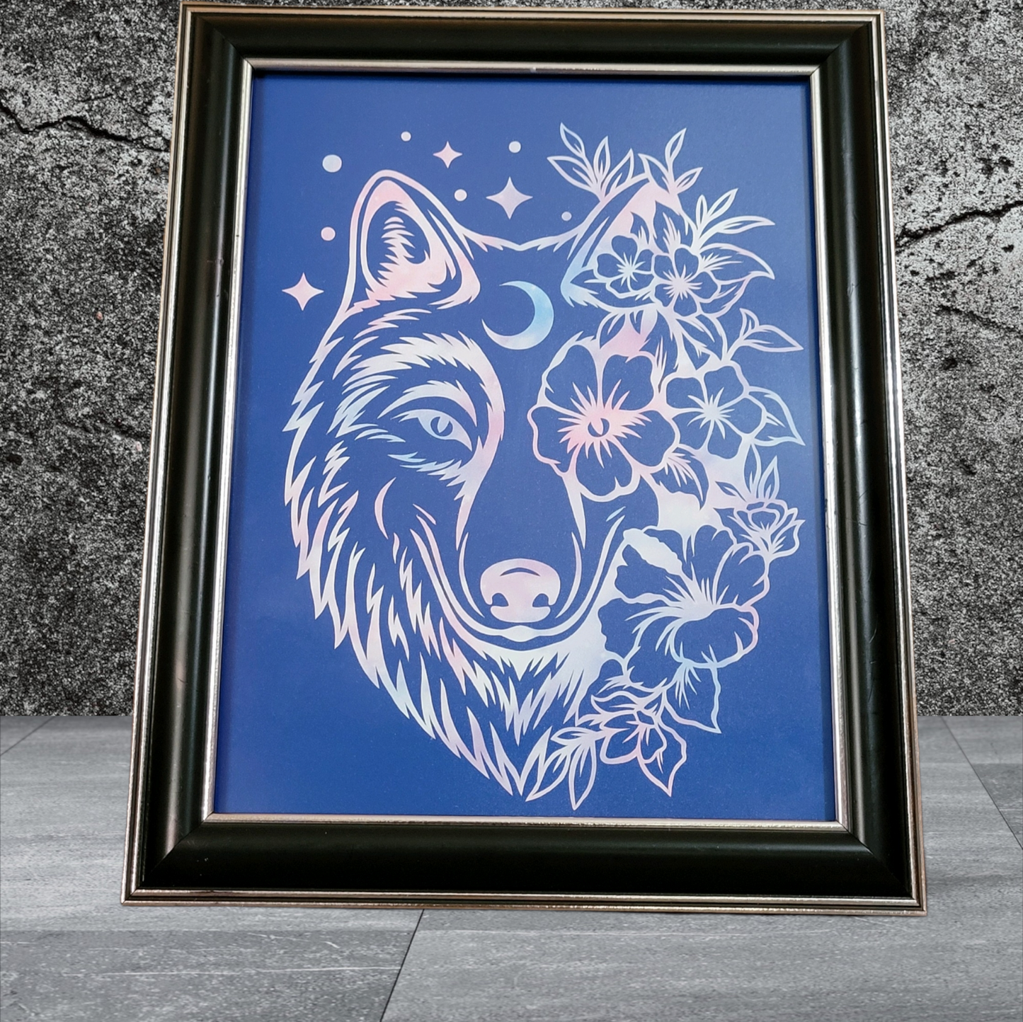 Framed Wolf Picture