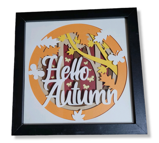 Autumn 3D Shadow Box