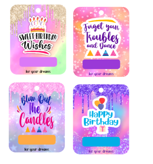 Birthday Money Holders set 2