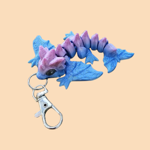 Tiny Wyvern Dragon Keychain